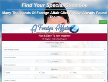 Tablet Screenshot of foreignaffair.com