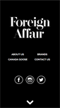 Mobile Screenshot of foreignaffair.ca